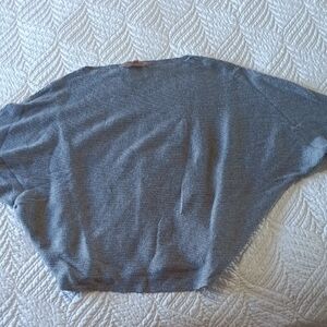 Philosophy Gray Knit Poncho